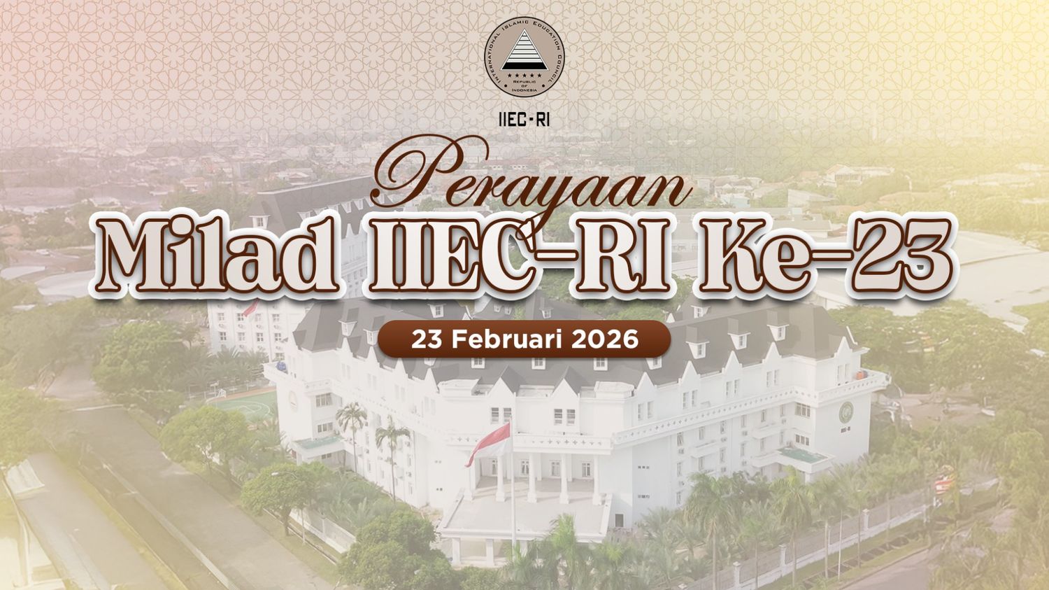 Milad ke-23 IIEC-RI Merayakan Perjalanan, Melahirkan Karya
